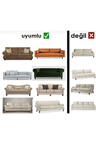 Home Kadife Geçirmeli Koltuk Örtü Seti 3+3+1+1