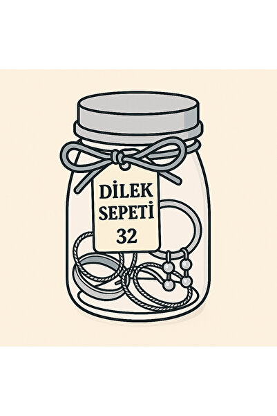 dileksepeti hediye takı kavanozu silver , süpriz takı kavanozu silver