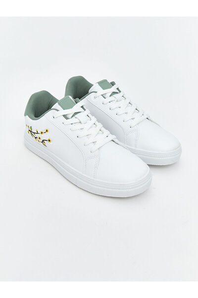 LC Waikiki Yeni Sezon Deri Görünümlü Kadın Spor Ayakkabı