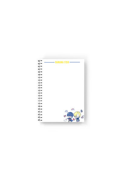 nihonwosekai 2 Pcs Banana Fish Anime A5 Size Spiral Notebook 50 Sheets