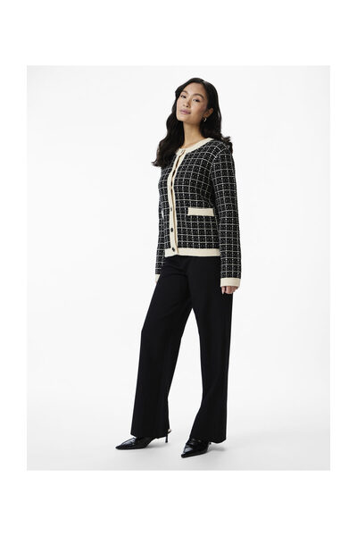 YAS. YASLIVIA LS KRÁTKÝ KNIT CARDIGAN