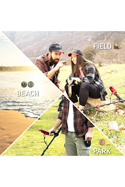 Genel Markalar Nokta Findx Metal Dedektörü Su Geçirmez, Altın Arama, Piint Modu, Usb Şarj Edilebilir Pil, Kulak