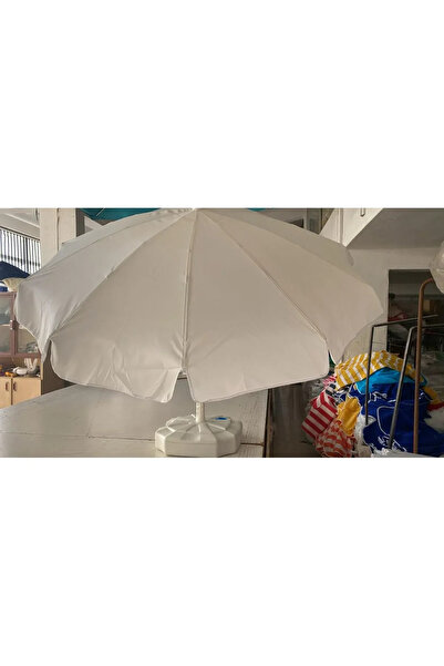 Genel Markalar Plaj Balkon Bahçe Şemsiye 10 telli 200 cm Kalın Kumaş+BİDON DAHİL