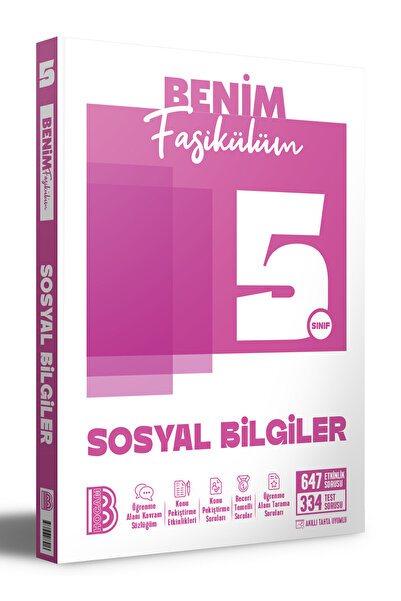Benim Hocam Yayınları 5. Sınıf Sosyal Bilgiler Benim Fasikülüm / Kolektif / B...
