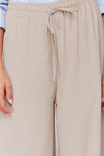 Trendyol Modest Stone Wide Leg Woven Trousers TCTSS22PL0240