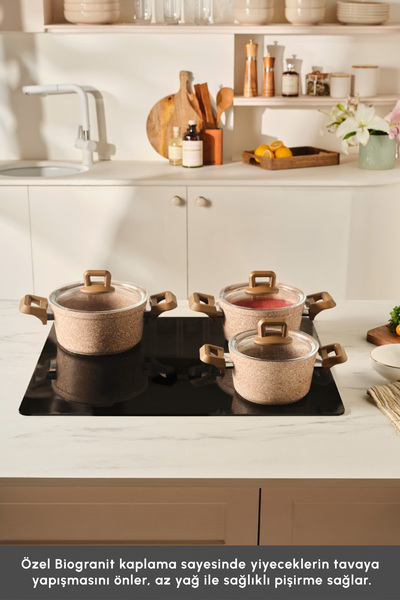 Karaca Biogranit Alice 6 Parça Midi Set