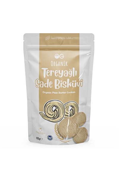 OG natural Organik Tereyağlı Sade Bisküvi 100 Gr