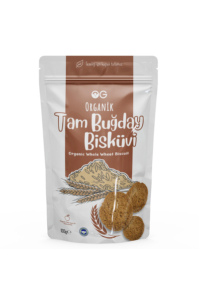 OG natural Organik Tam Buğday Bisküvi 100 Gr