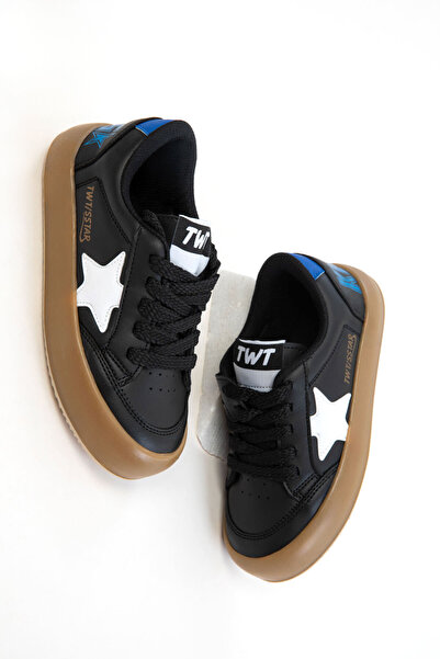 SOHO Black-Navy Blue Kids Unisex Sneaker 20837