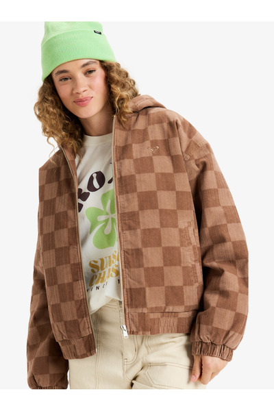 Roxy Feels Good Corduroy - Πρέσβια με κουκούλα από κορδόρα για γυναίκες