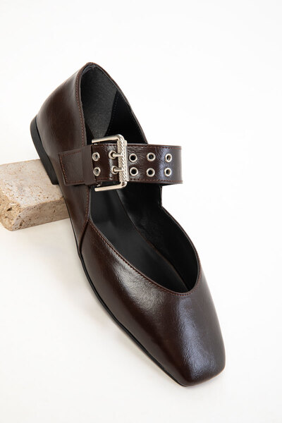 SOHO Brown Women's Ballerinas 20841