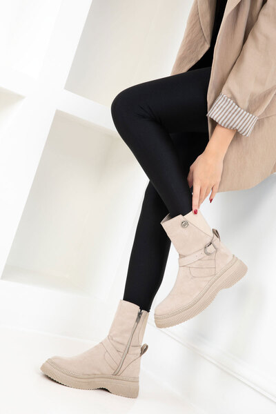 SOHO Γυναικείες μπότες & μποτάκια Tan Suede 21068