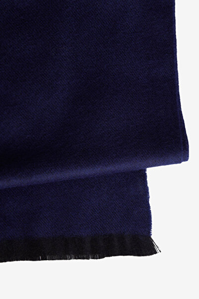 AC&Co / Altınyıldız Classics Чоловічий темно-синій без візерунка теплий трикотажний шарф