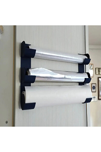 Plasfire Mutfak aliminyum folyo yağlı kağıt tutucu aparat organizer 1 adet ürün 3 bölmelidir.