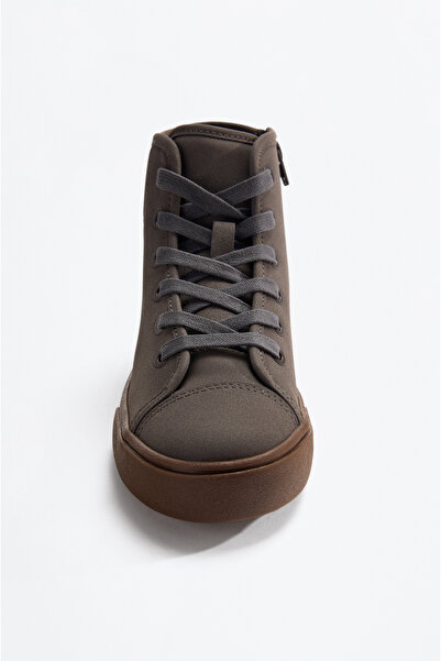 LEFTIES Dětské kotníkové tenisky z umělé semiše