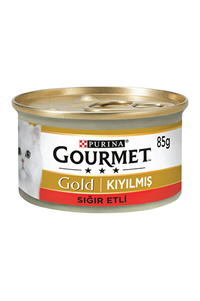 Gourmet Kıyılmış Sığır Etli Kedi Konservesi 85 gr 24 Adet