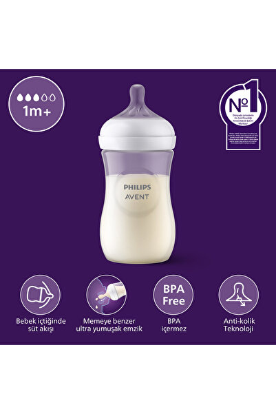 Philips Avent Doğal Tepkili Pp Biberon 260ml 3-6 Ay Scy903/01