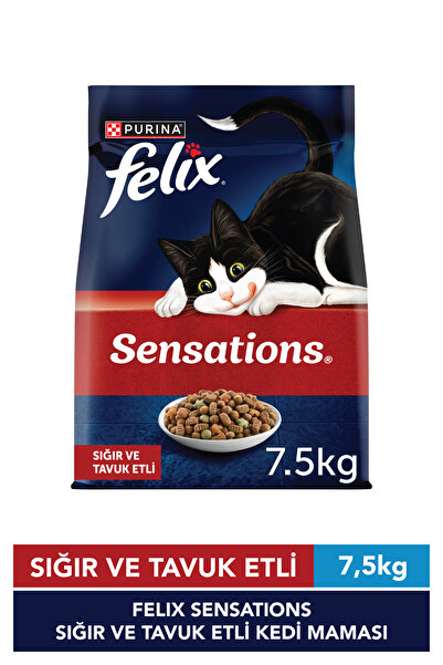 FELIX Felix Sığır ve Tavuk Etli Kedi Kuru Maması 7.5 kg
