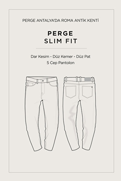 Avva Erkek Açık Haki Klasik Bel Soft Touch Pamuklu Slim Fit Pantolon B003038