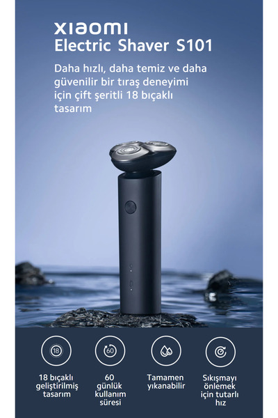 Xiaomi S101 Elektrikli Tıraş Makinesi