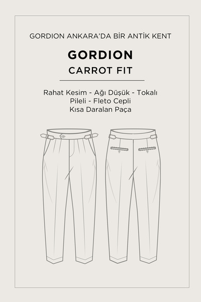 Avva Чоловічі чорні класичні брюки з вовняною сумішшю Soft Touch Carrot Fit A52Y3012