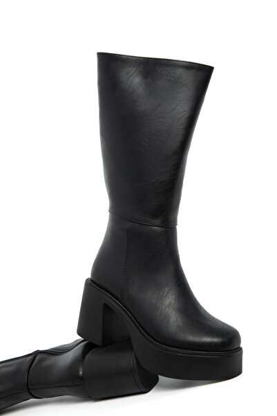 SOHO Dámské černé kozačky 19984 – jednoduché a pohodlné