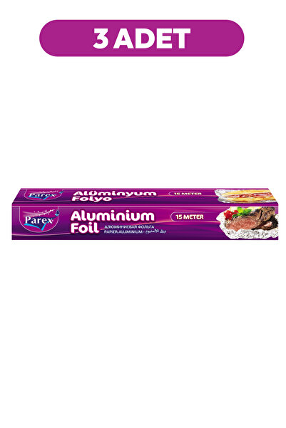 Parex Alüminyum Folyo 15 Mt Üçlü Set