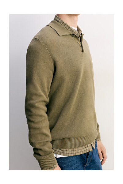 LEFTIES Herren Strick-Poloshirt