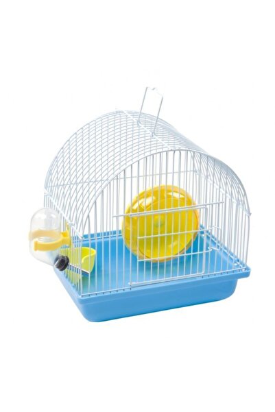 BirdLife Hamster Kafesi Yemlik Suluk Koşu Bandı Tam Set 22x17x22,5 Cm