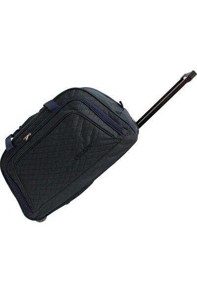 ESCAPE 222 Büyük Boy Iki Tekerlekli Çek Çekli Seyahat Çantası Lacivert