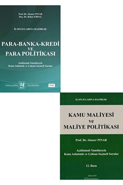 Turhan Kitabevi Para -banka -kredi Ve Para Politikası-kamu Maliyesi Ve Maliye...