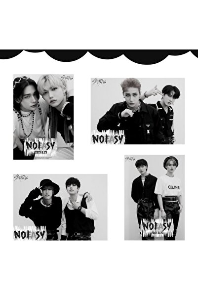 Kpop Dünyasi Stray Kıds '' No Easy '' Poster Set