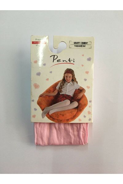 Penti Girl's 2-Piece Micro 40 Pantyhose Pink Güney Socks