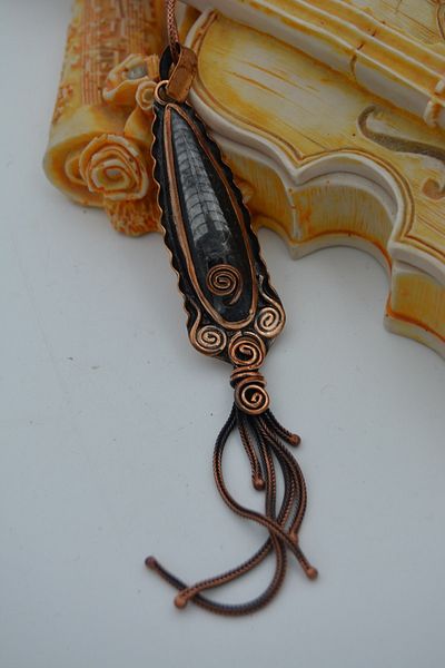 Stoneage Real Fish Fossil Handmade Necklace