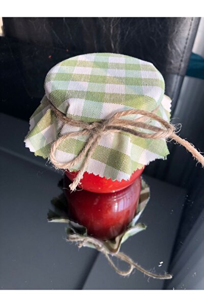 lovelyhome35 Yeşil Kavanoz Kapağı Örtüsü