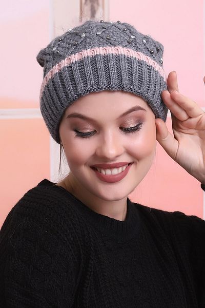 Deafox Folded and Jewelled Women's Beret