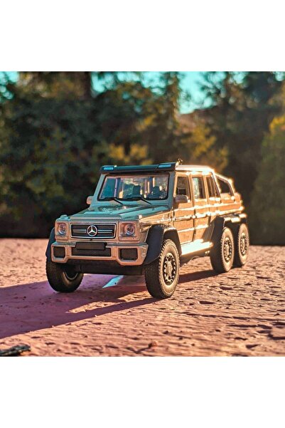 Pagina G63 Amg 6x6 Koleksiyon Metal Araba 12cm Lüks Araba Gold Altın