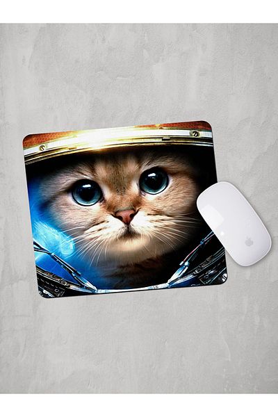 Panorama Ajans Astronaut Cat Mouse Pad