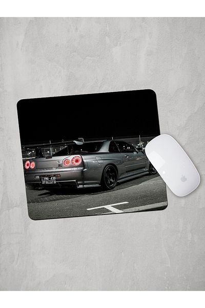 Panorama Ajans Nissan Gtr R34 Black Mouse Pad
