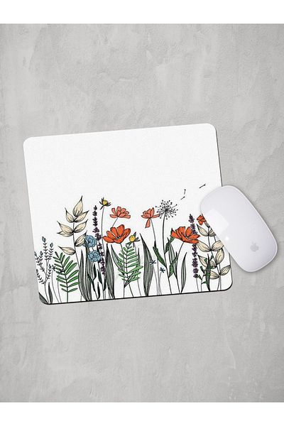 Panorama Ajans Mouse Pad cu flori