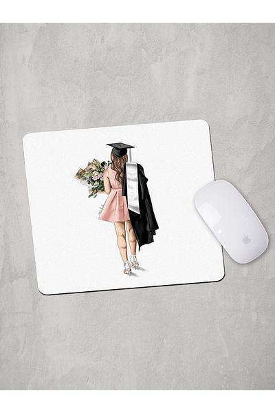 Panorama Ajans Αποφοίτηση κοριτσιού Mouse Pad