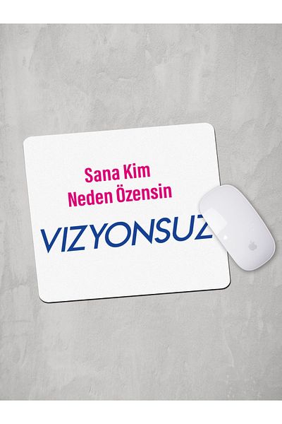 Panorama Ajans Mouse Pad amuzant cu design fără imaginație