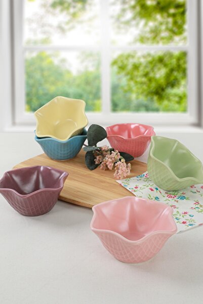 Keramika Mix Mat Soft  Roma Çerezlik  11 Cm 6 Adet