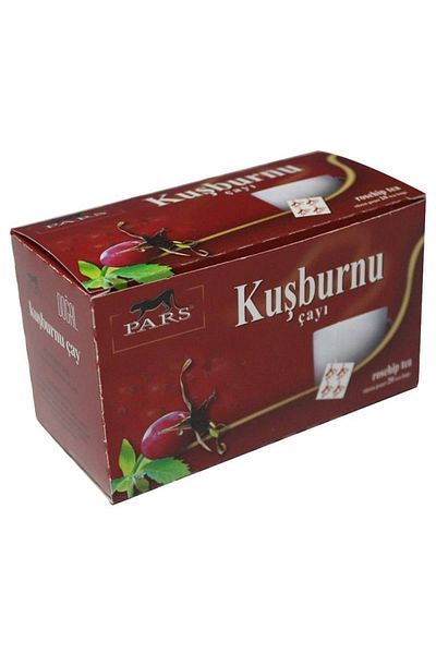 Pars Rosehip 20 Filtered Cups Tea Bag