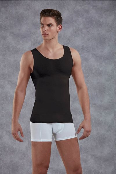 Doreanse Men's Cotton Plus Size Corset Undershirt 5950p