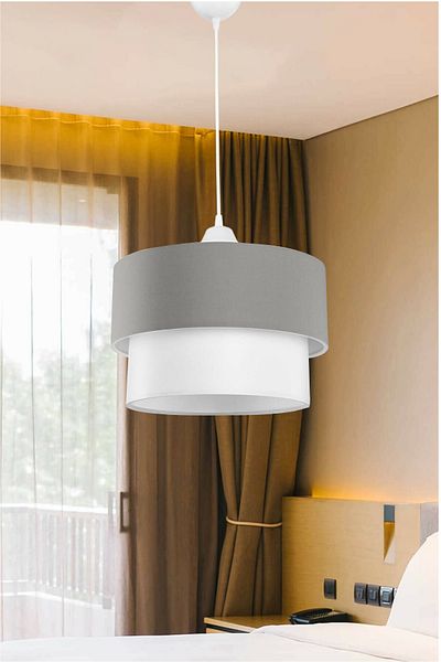 EvLight Pasta Anthracite Pendant Chandelier