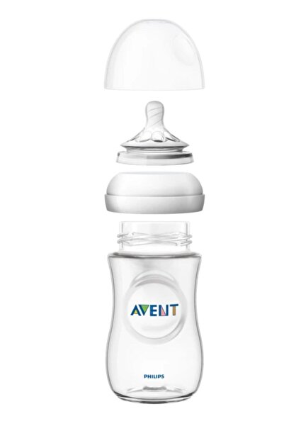 Philips Avent زجاجة أطفال زجاجية من Avent 51/17 - سعة 120 مل