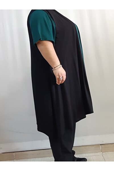 Mertcan Butik Shawl Collar Black Casual Vest