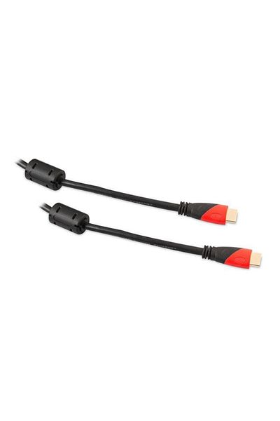 Hytech Hy-hdm3 HDMI إلى HDMI 3m طرف ذهبي 24k 1.4 الإصداركابل ثلاثي الأبعاد