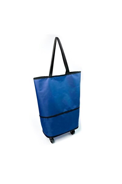 nils Home Alışveriş Çantası Katlanabilir Çanta Tekerlekli Büyük Boy Alışveriş...